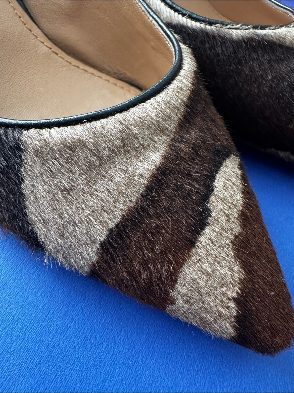 Salvatore Ferragamo SUSI Calf Hair Fur US 6.5B - Picture 5 of 7